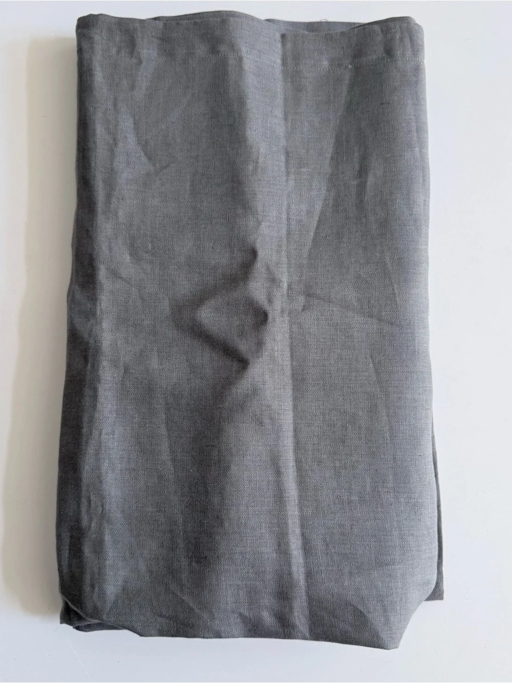 RH Italian Heritage Washed Linen Sham 28x34 Graphite Gray